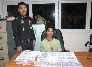Chaknarong Sornsoi said he thought his photocopied banknotes looked so real, he thought he could get away with spending them.